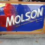 molson sign