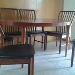quality danish mod chair & table set