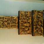 Asian gold leaf series of wall hangings