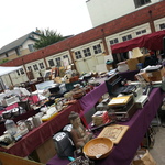 back lot filled with items