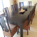 dining table set with 12 chairs