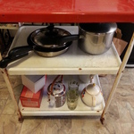vintage kitchen cart