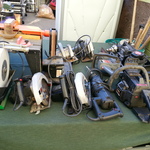 partial lot of tools