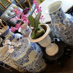 blue & white vases