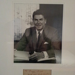 signed Ronald Reagan photo