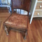 early leather chair