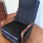 vintage black chair