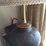 mid century imported lamp