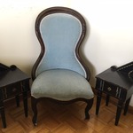 slipper chair & early end tables