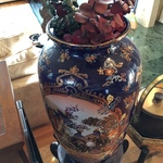 large Asian vase