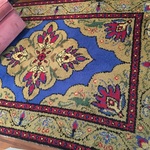 handmade rug great colors!