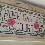rose garden sign