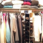 closet with small sized clothing