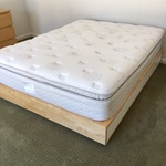 quality queen sized bed w/underneath storage