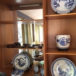 blue & white plates, Chinese & Japanese