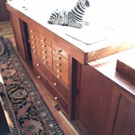 Turkish rug and nice cabinet