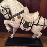 composite horse sculpture