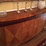 Hickory and White credenza