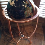 semiprecious stone globe