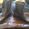 Louis Vuitton pristine combat boots