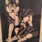 Husky original art