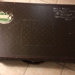 vintage 1940's Louis Vuitton shoe trunk/suitcase