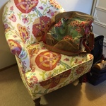 pretty floral chair
