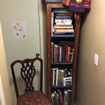 painted bookcase