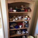 shelf with small items