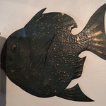 metal fish sculptures
