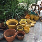 Bauer and vintage pots