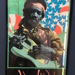 framed Jimi Hendrix