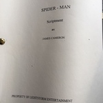 spiderman script excerpt