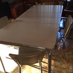 retro formica table