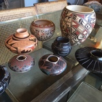Hopi & Santa Clara Pueblo pottery