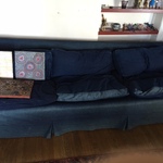 blue jean couch