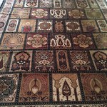 large mid century rug