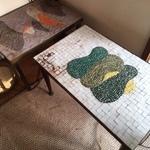 mosaic tiled tables