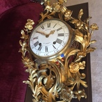 Louis XVI gilded clock