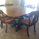 mahogany Victorian table