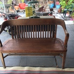 great outdoor vintage bench