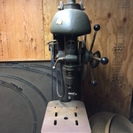 vintage drill press
