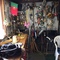 tool shed filled with tools