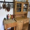 butcher block & cabinet