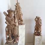 carved wooden statuary