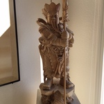 carved wooden statuary