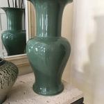 Celadon green vase