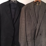 Versace blazer and Mr. Fish (London) suit