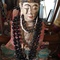 vintage wooden Buddha